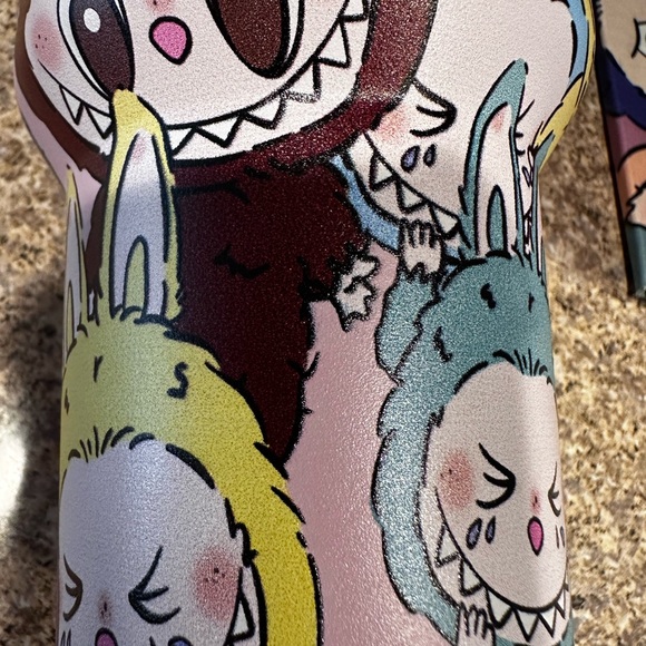 Stanley Quencher H2.0 Tumbler Labubu with Pink and Cream Design - Picture 6 of 11